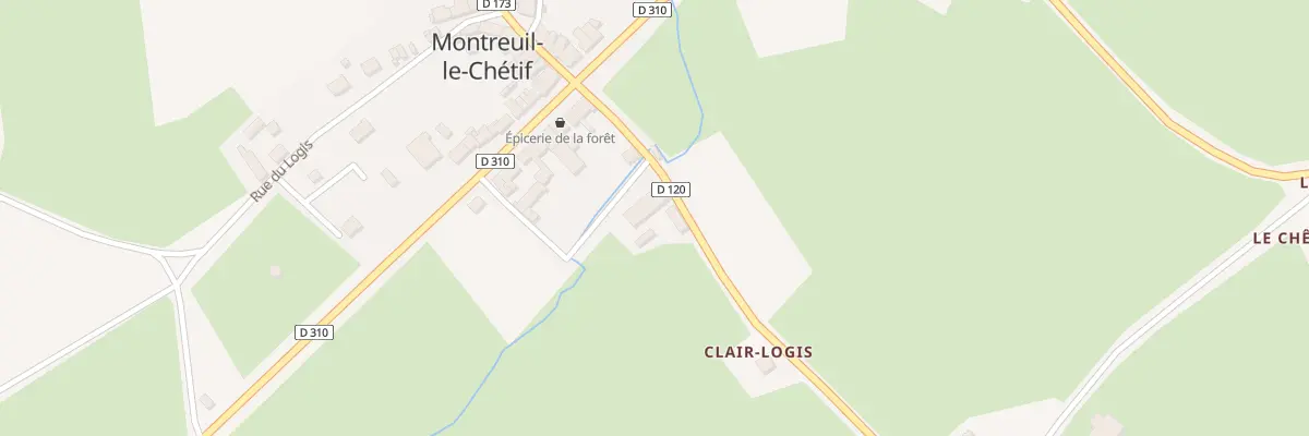 Plan du 5121 Rte du Lavoir à Montreuil-le-Chétif