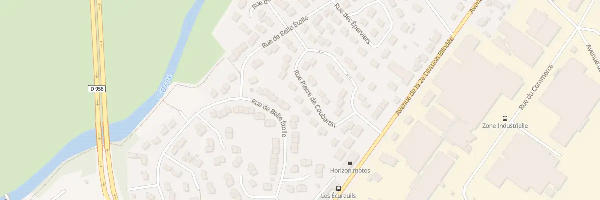 Plan du 13 Rue Pierre de Coubertin à Argentan