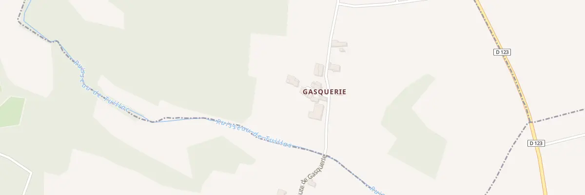 Plan du 10B Gasquerie à Puisseguin
