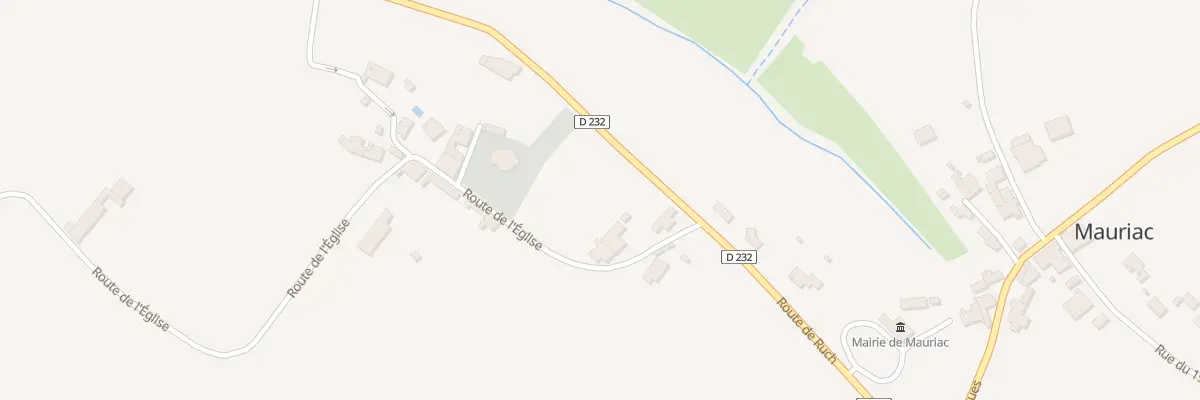 Plan du 5 Donzenac à Mauriac