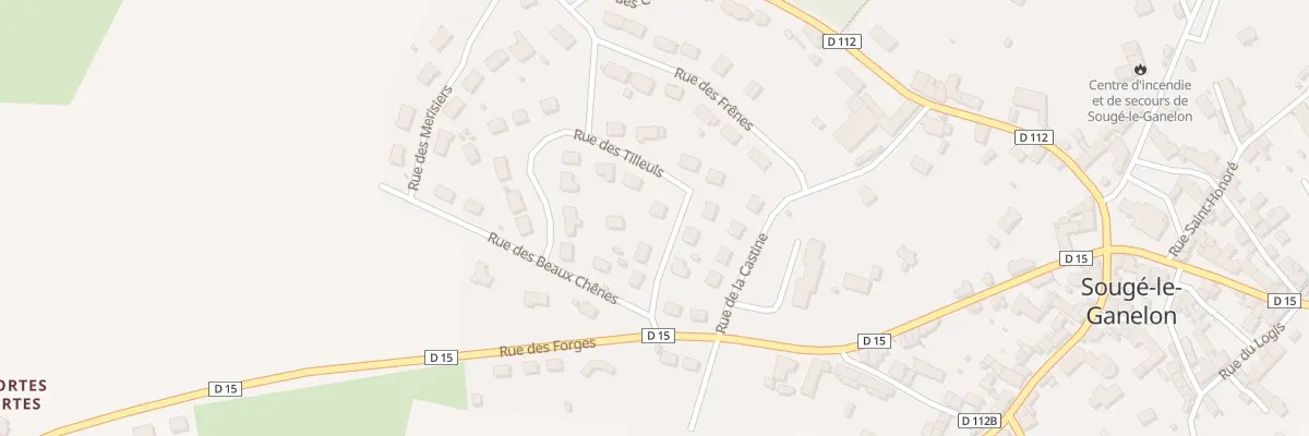 Plan du 5 Rue des Tilleuls à Sougé-le-Ganelon