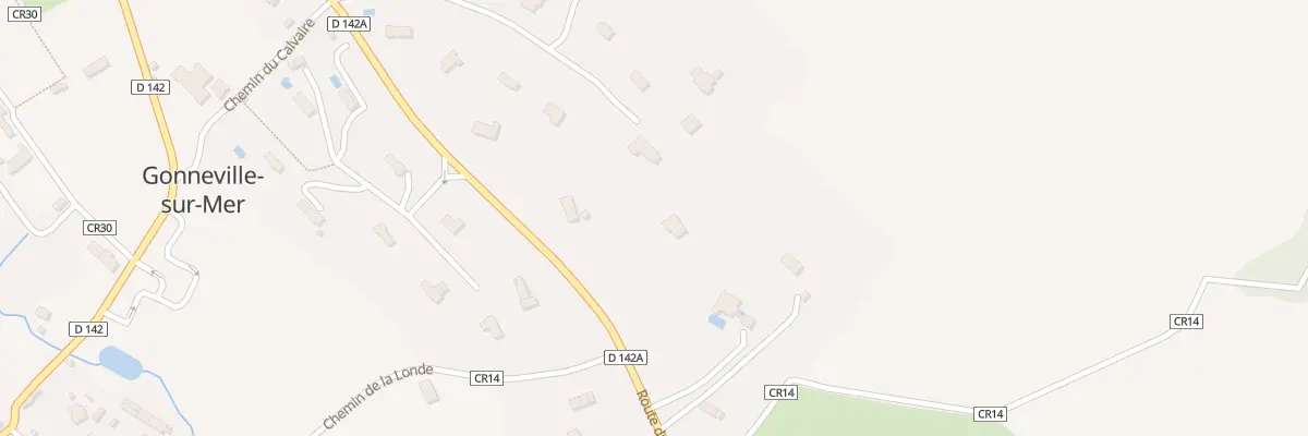 Plan du 1692 Rte du Calvaire -Rd 142a - à Gonneville-sur-Mer