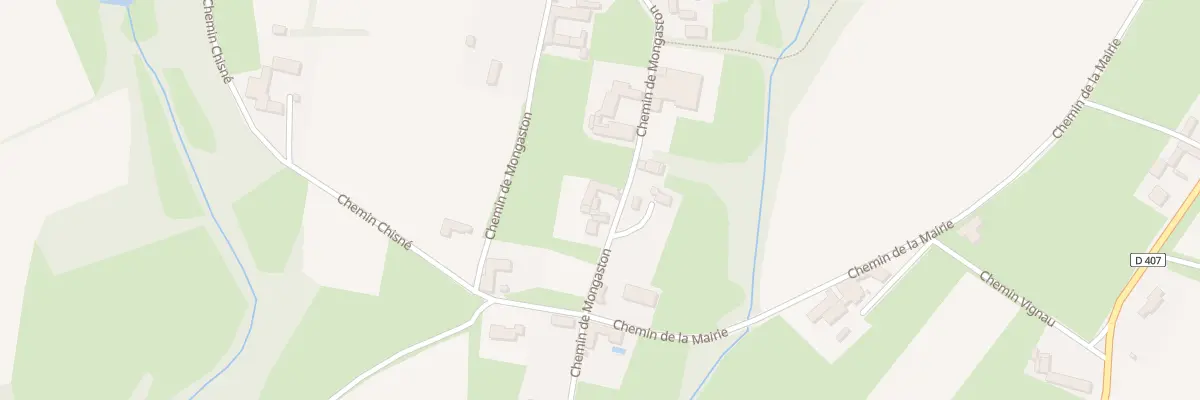 Plan du 625 Che de Mongaston à Lamayou