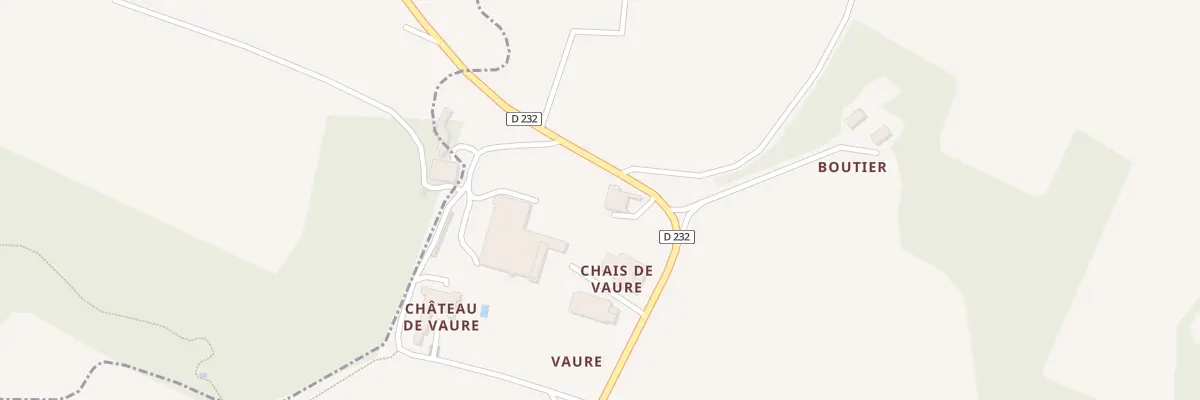 Plan du 6 Vaure à Ruch