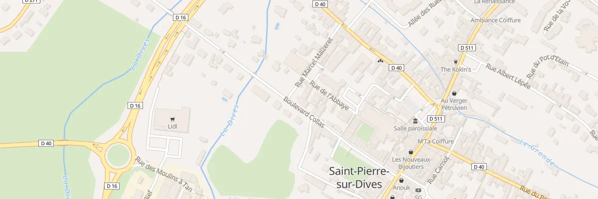 Plan du 11 Bd Collas à Saint-Pierre-en-Auge