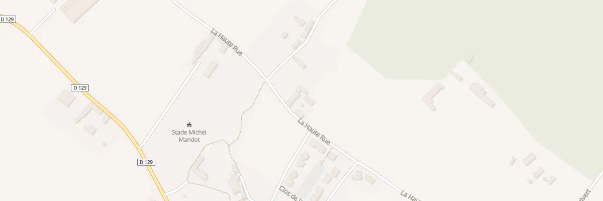 Plan du 57 La Haute Rue à Neuillé