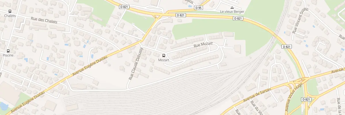 Plan du 10 Rue Mozart à Lourdes