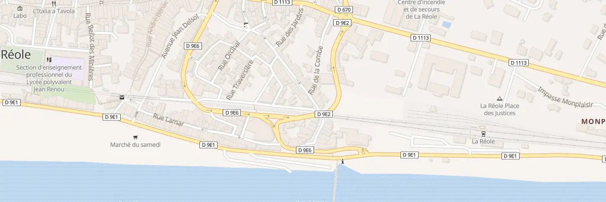Plan du 20 Rue du Président Doumer à La Réole