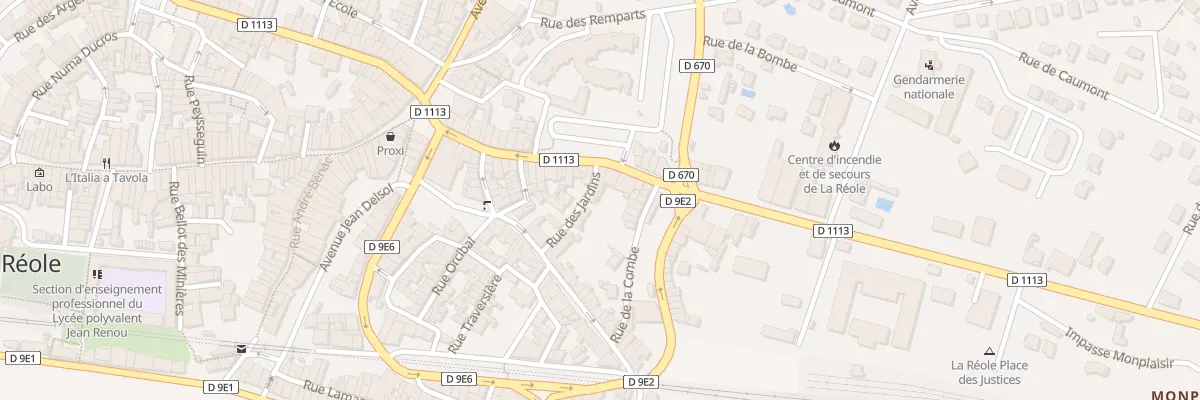 Plan du 57 Rue du Général Leclerc à La Réole