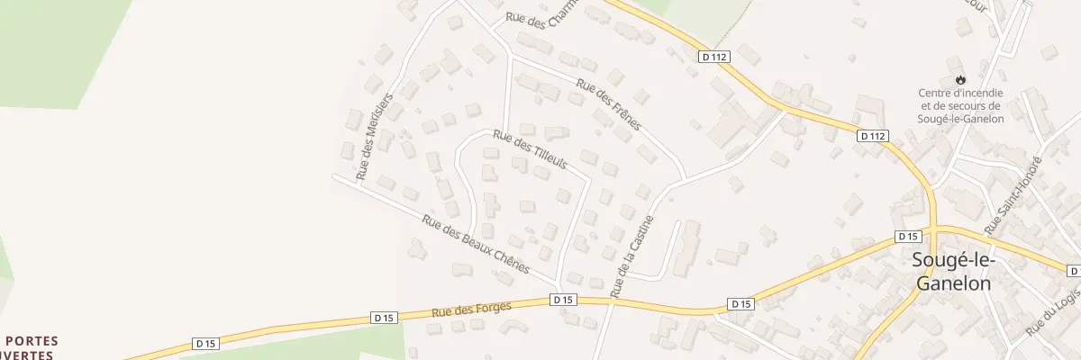 Plan du 7 Rue des Tilleuls à Sougé-le-Ganelon