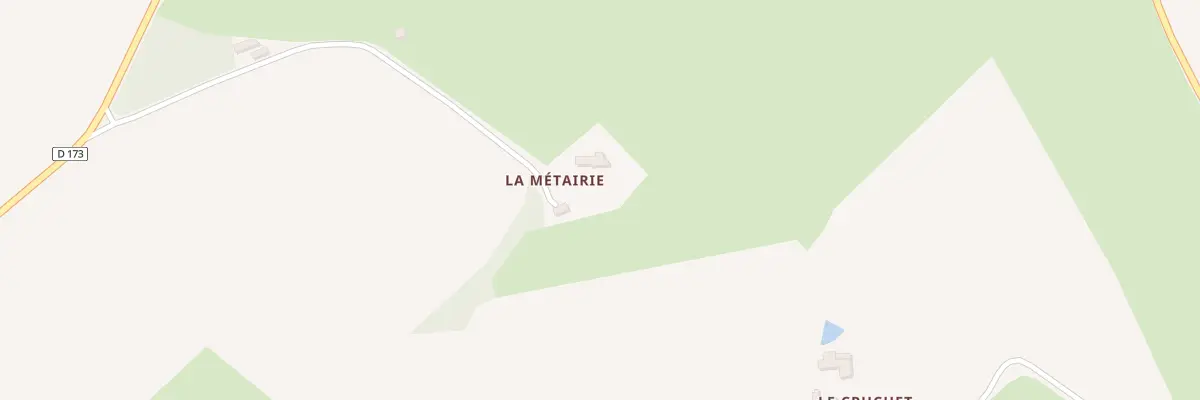 Plan du 5204 La Metairie à Montreuil-le-Chétif