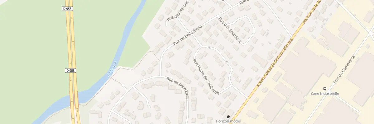 Plan du 17 Rue Pierre de Coubertin à Argentan