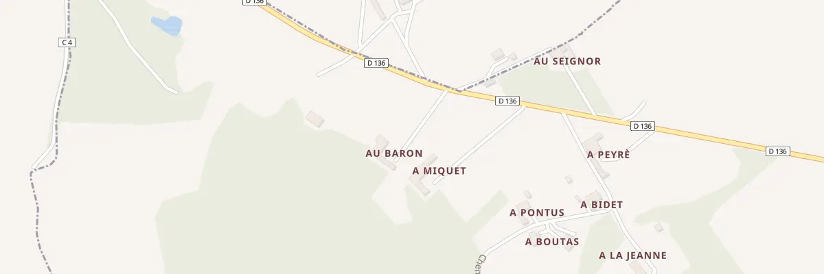 Plan du 5032 Au Baron à Goux