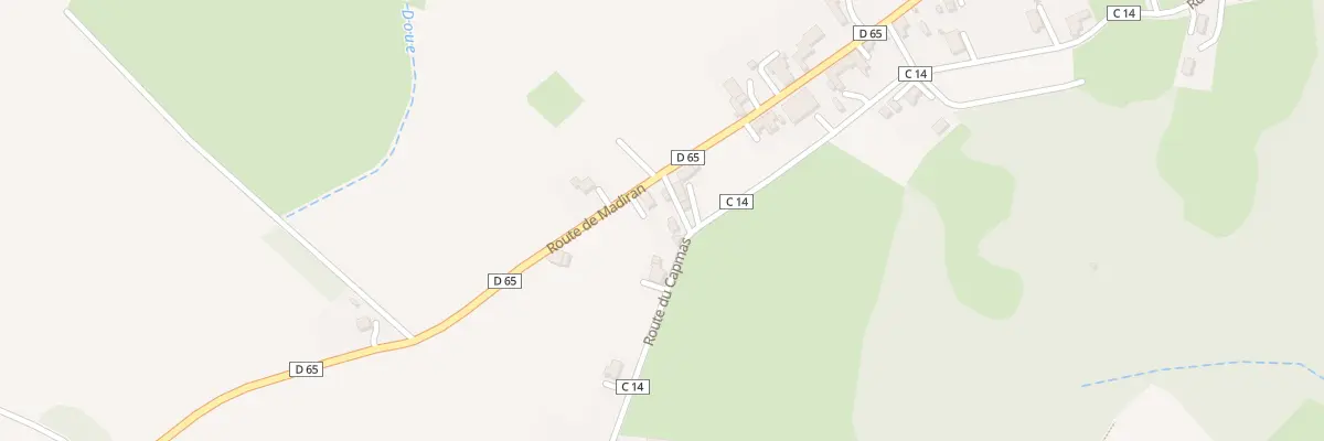 Plan du 2 Rte du Capmas à Castelnau-Rivière-Basse