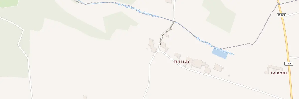 Plan du 33 Tuillac à Saint-Philippe-d’Aiguilhe