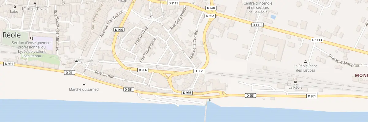 Plan du 22 Rue du Président Doumer à La Réole