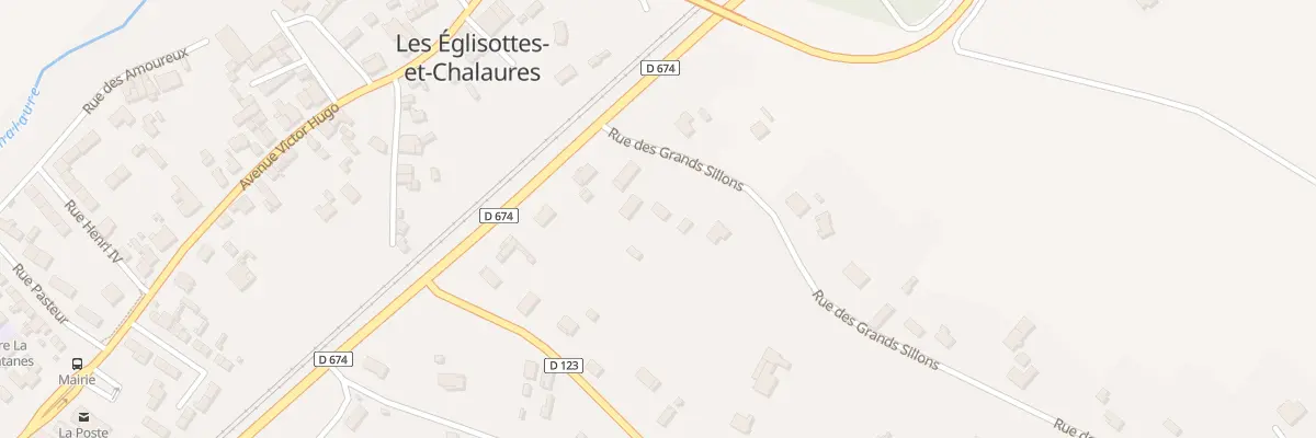 Plan du 704 Au Pas de Teurlay aux Églisottes-et-Chalaures