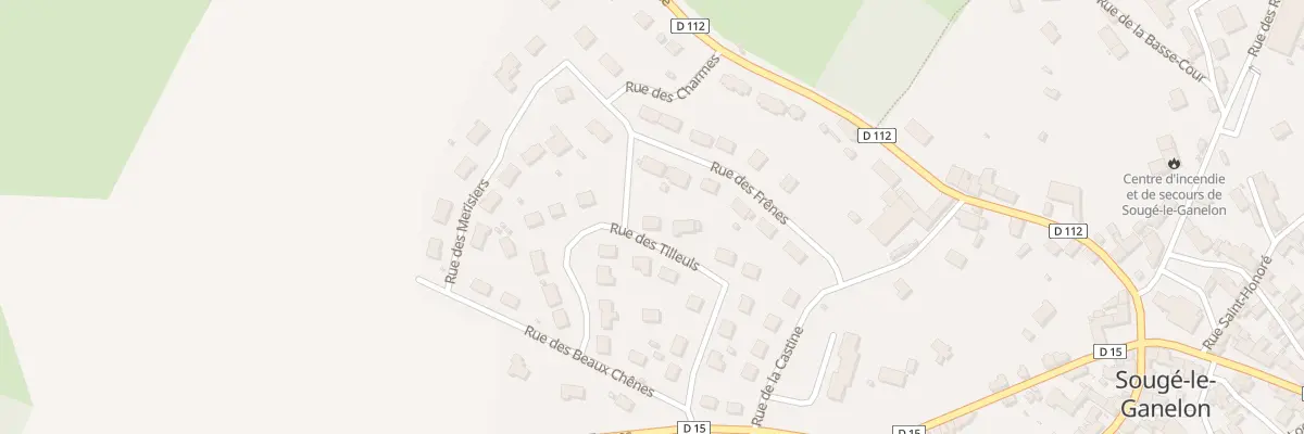 Plan du 16 Rue des Tilleuls à Sougé-le-Ganelon