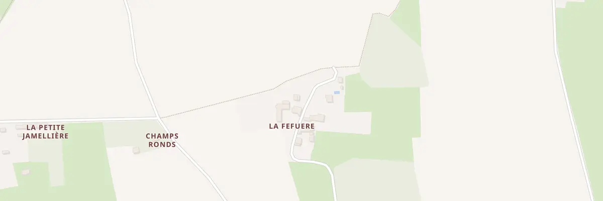 Plan du 5166 La Fefuere à Clermont-Créans