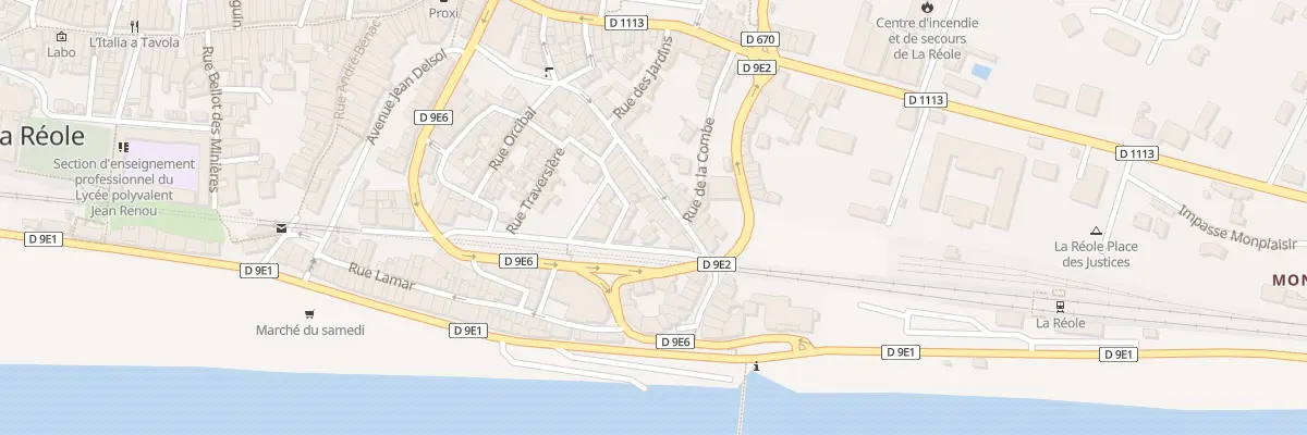 Plan du 28 Rue du Président Doumer à La Réole