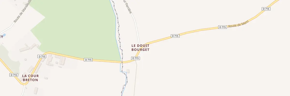 Plan du 1 Rte de Merri à Ommoy