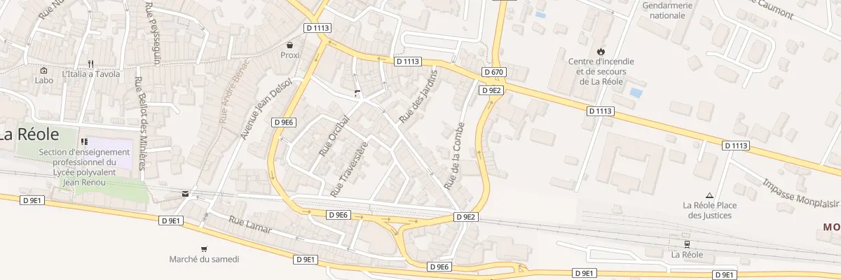 Plan du 51 Rue du Président Doumer à La Réole