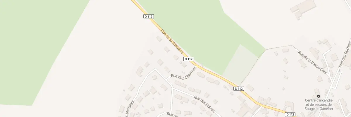 Plan du 23 Rue de la Fontaine à Sougé-le-Ganelon