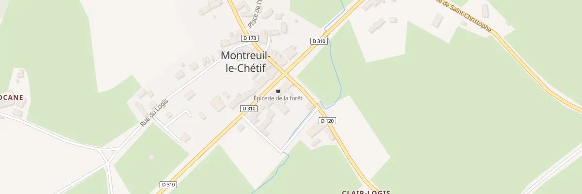 Plan du 3 Rte de Roche Brune à Montreuil-le-Chétif