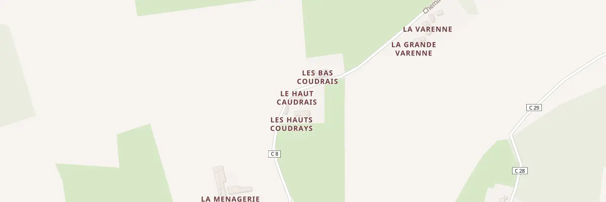Plan du 5116 Les Hauts Coudrays à Courcelles-la-Forêt