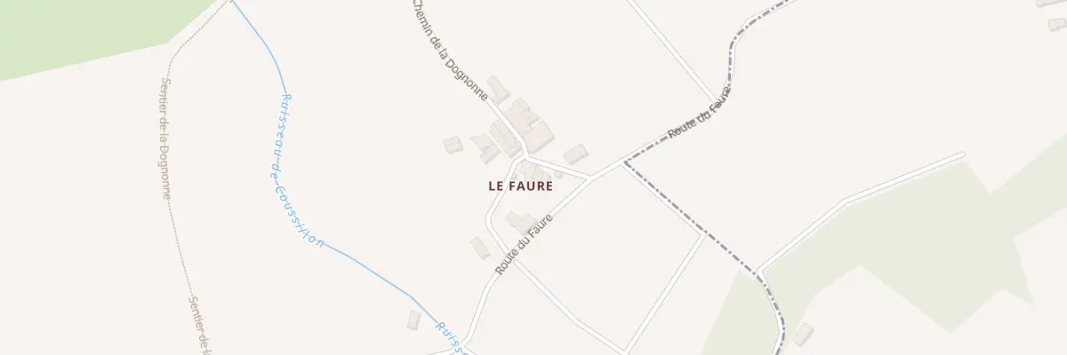 Plan du 25 Le Faure à Puisseguin