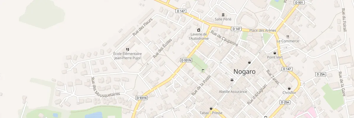 Plan du 10B Rue des Fossés à Nogaro
