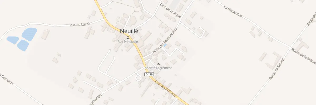 Plan du 3 All des Marronniers à Neuillé