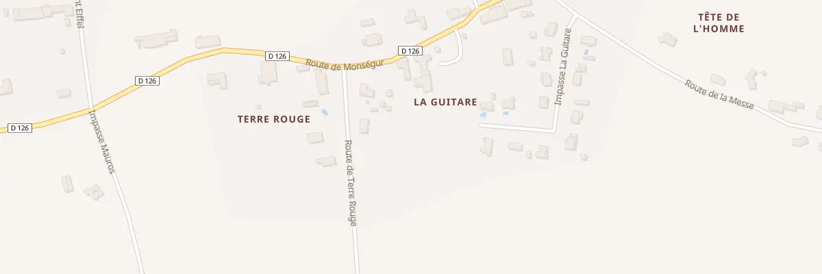 Plan du 9 La Guitare à Loubens