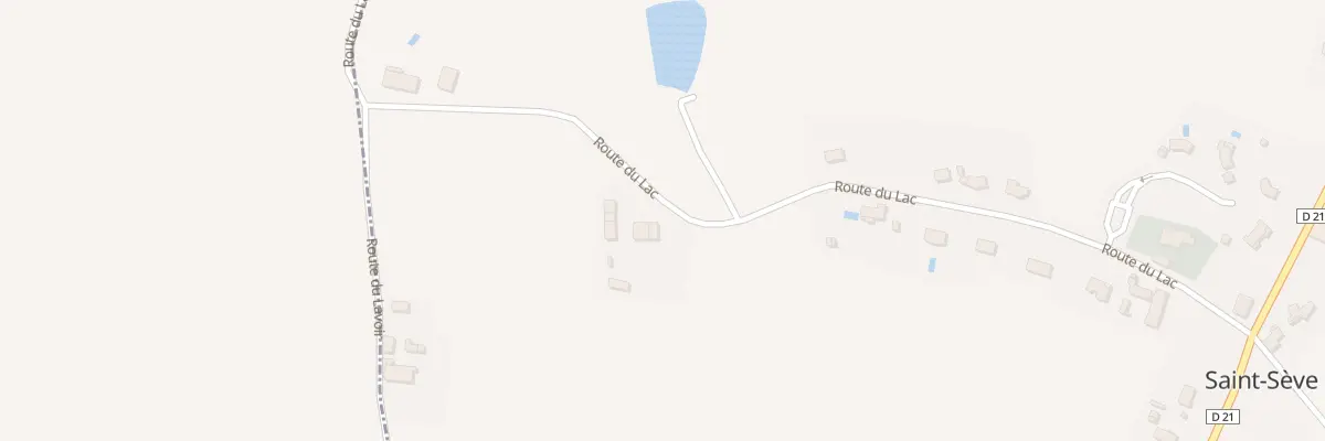 Plan du 3 Sterling à Saint-Sève