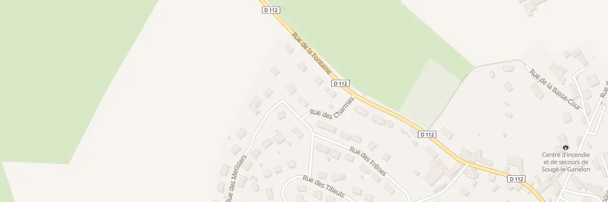 Plan du 2 Rue des Merisiers à Sougé-le-Ganelon