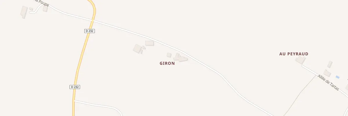 Plan du 3B Giron à Ruch