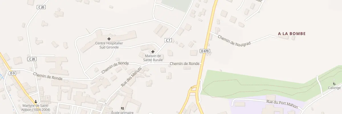 Plan du 31 Che de Ronde à La Réole
