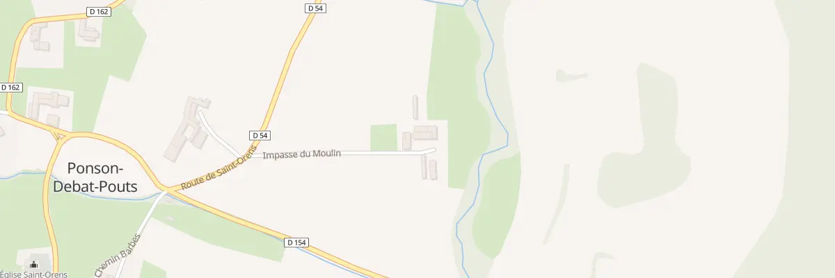 Plan du 5035 Larribere à Ponson-Debat-Pouts