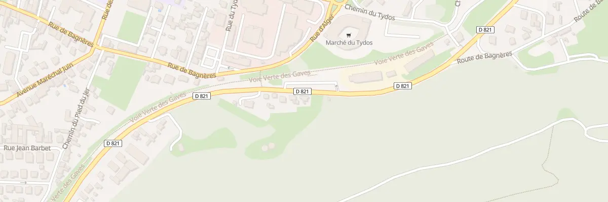 Plan du 10 Bd du Centenaire à Lourdes