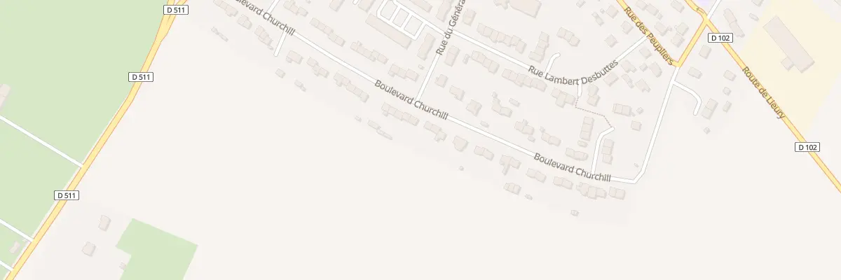 Plan du 46 Bd Churchill à Saint-Pierre-en-Auge