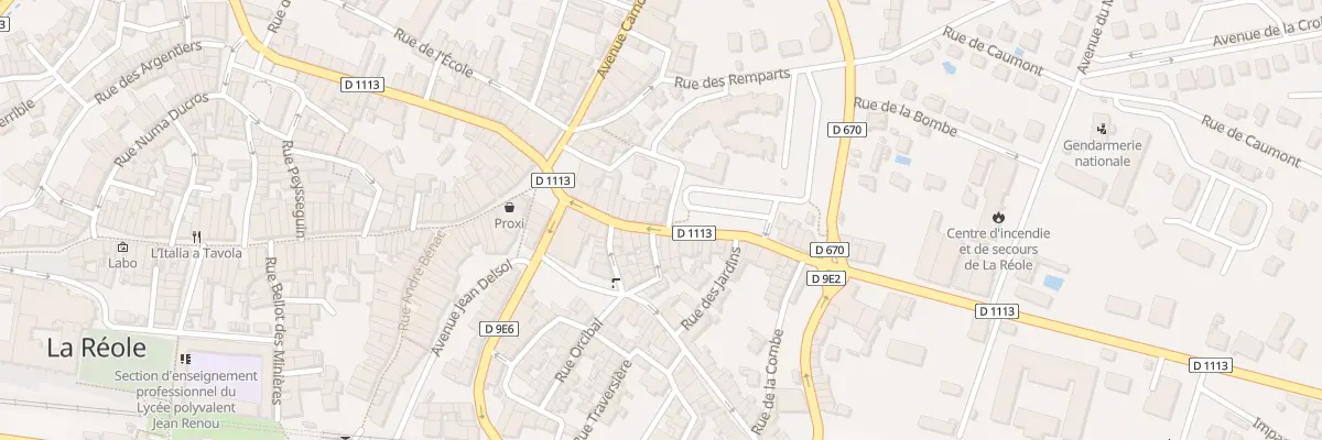 Plan du 32 Rue du Général Leclerc à La Réole