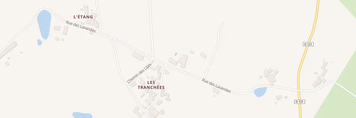 Plan du 2 Rue des Lavandes aux Forges