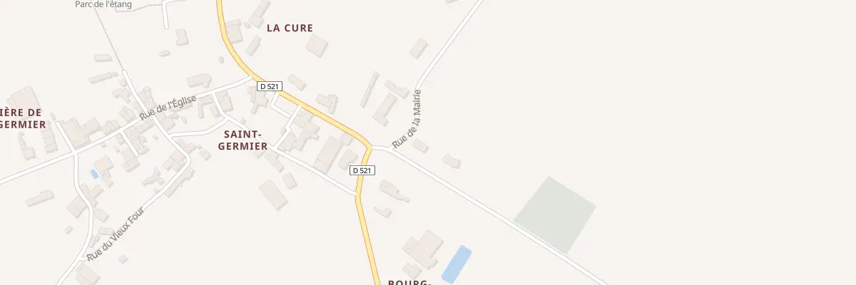Plan du 1 Rue du Tilleul à Saint-Germier