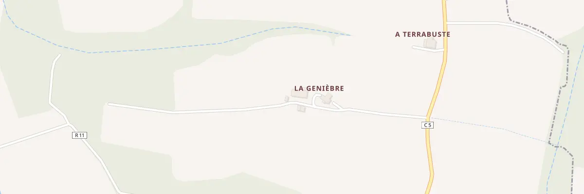 Plan du 5018 A la Geniebre à Sarragachies