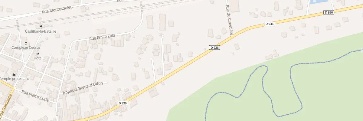 Plan du 109 Rue Michel Montaigne à Castillon-la-Bataille