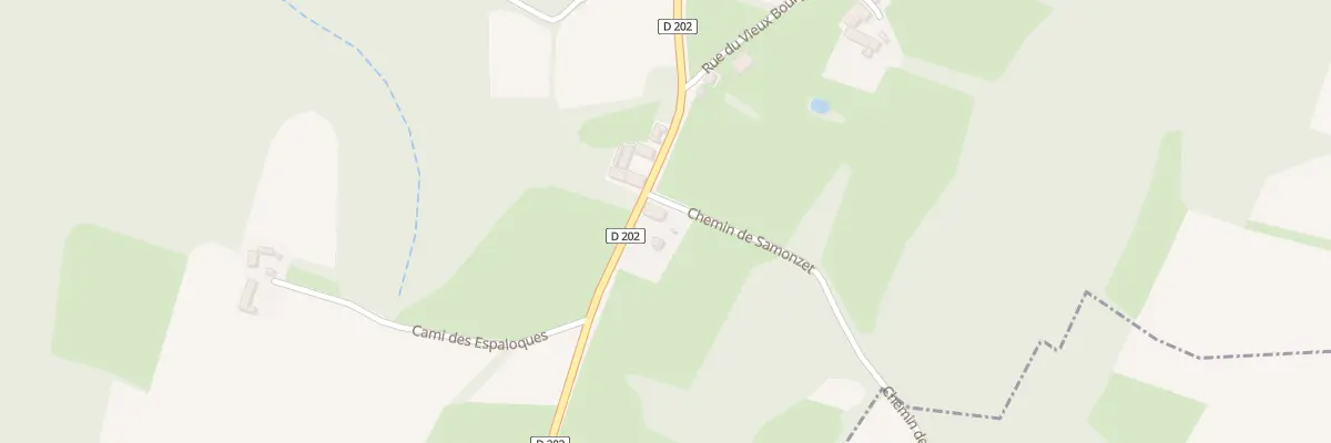 Plan de la Rue Longue à Castéra-Loubix