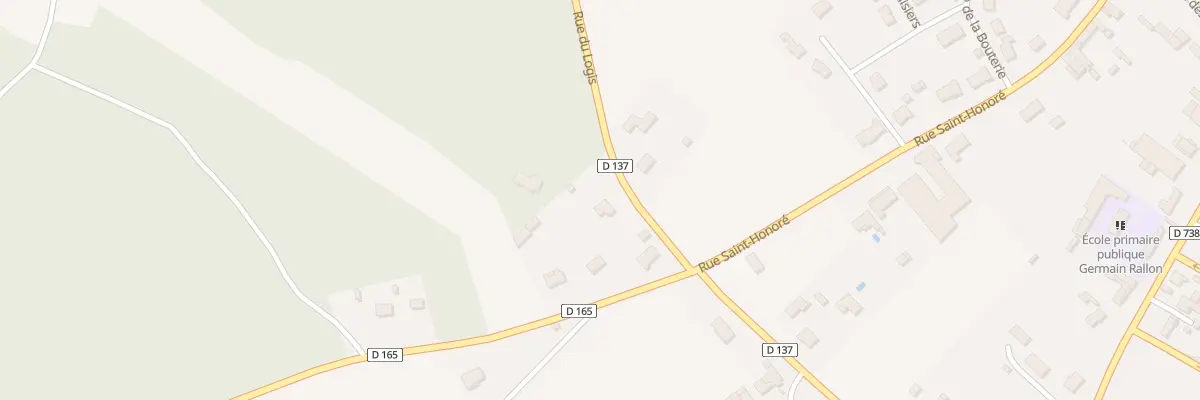 Plan du 1 Rue du Logis à Thénezay