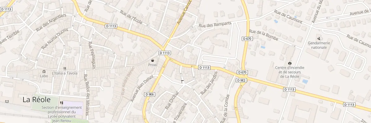 Plan du 20 Rue du Général Leclerc à La Réole