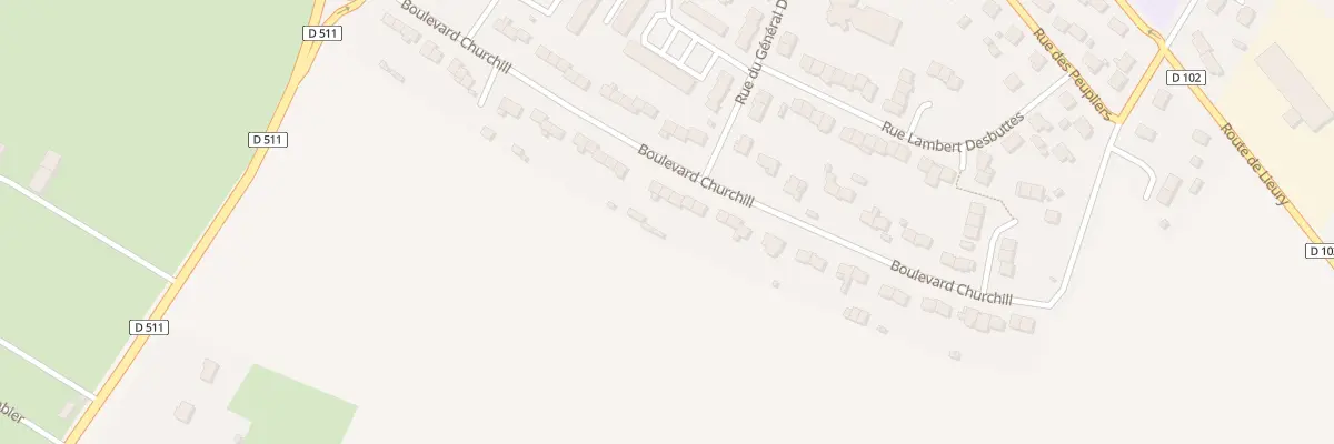 Plan du 40 Bd Churchill à Saint-Pierre-en-Auge