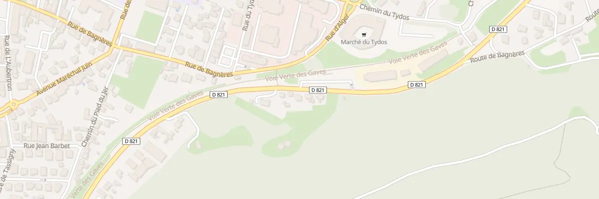 Plan du 6 Bd du Centenaire à Lourdes